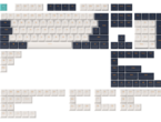 Капачки за клавиатури Dark Project - Navy Blue ANSI & ISO
