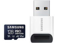 Карти памет 128GB Samsung PRO Ultimate microSD kарта с четец (2023)