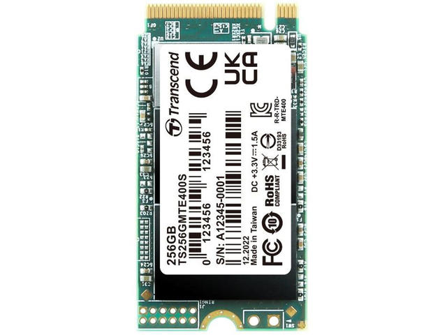 SSD 256GB SSD Transcend 400S M.2 2242 NVMe Разопакован продукт