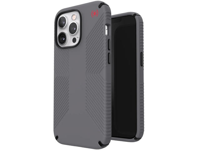 Калъфи Speck iPhone 13 Pro Presidio2 Grip Graphite Grey/Black/Bold Red