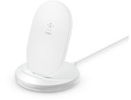 Зарядни устройства Belkin BOOST CHARGE Qi 15w безжична стойка за зареждане - бяла