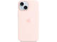 Калъфи Apple iPhone 15 Silicone Case with MagSafe - Light Pink
