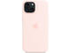 Калъфи Apple iPhone 15 Silicone Case with MagSafe - Light Pink