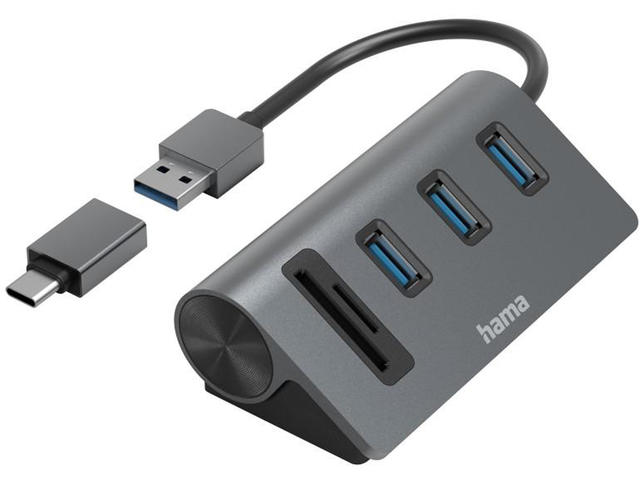 USB Хъб Hama USB хъб, 5 порта