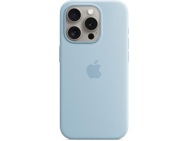 Калъфи Apple iPhone 15 Pro Silicone Case with MagSafe - Light Blue