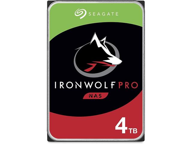 Твърди дискове 4TB 7200rpm Seagate IronWolf Pro за NAS RAID Rackmount systems BLK