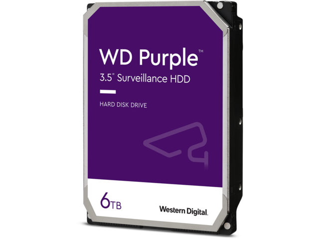 Твърди дискове 6TB HDD Western Digital Purple Surveillance