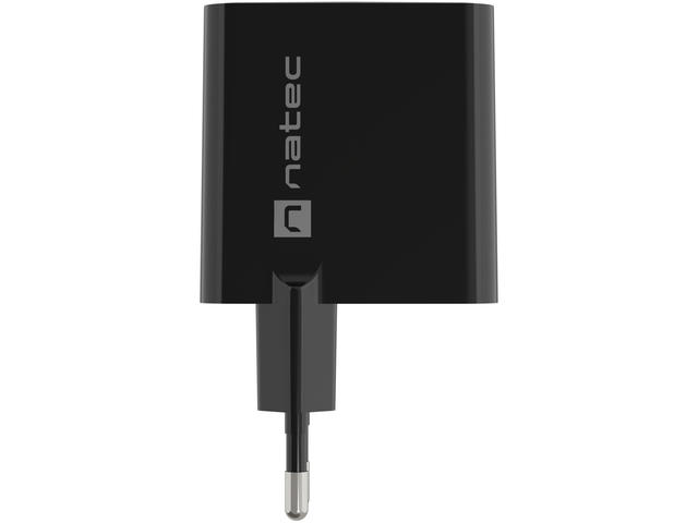 Зарядни устройства Natec Ribera Gan 45W, Black