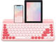 Клавиатури A4tech Fstyler FBK30, Кирилизирана, в розово