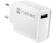 Зарядни устройства Natec Ribera Gan 18W, White