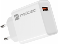 Зарядни устройства Natec Ribera Gan 18W, White