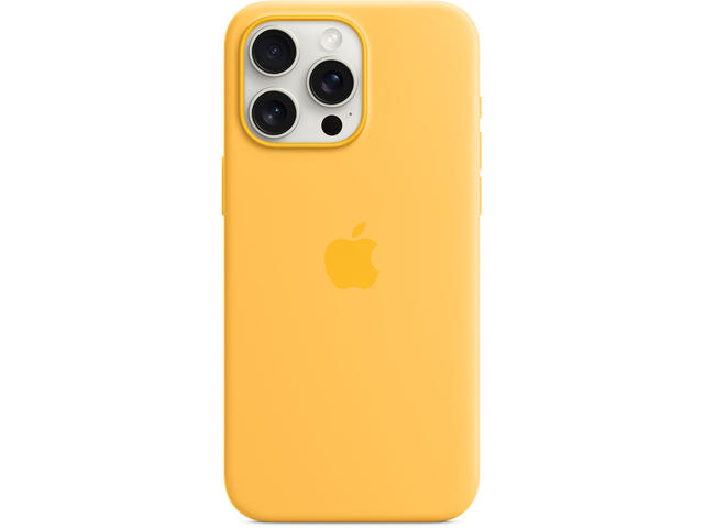 Калъфи Apple iPhone 15 Pro Max Silicone Case with MagSafe - Sunshine