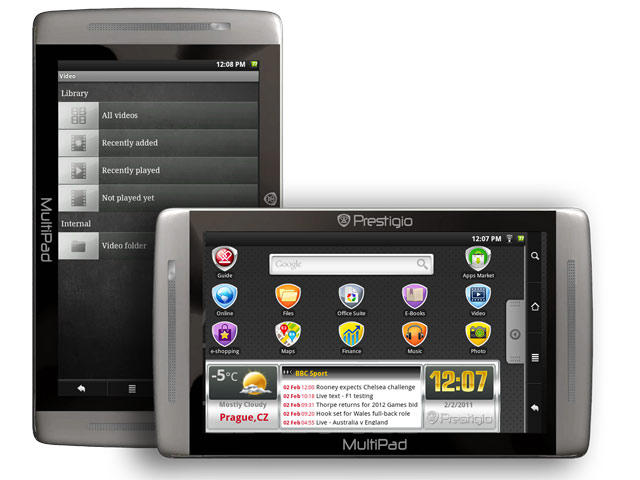 Таблети Prestigio Multipad PMP7070C 8GB, черен цвят