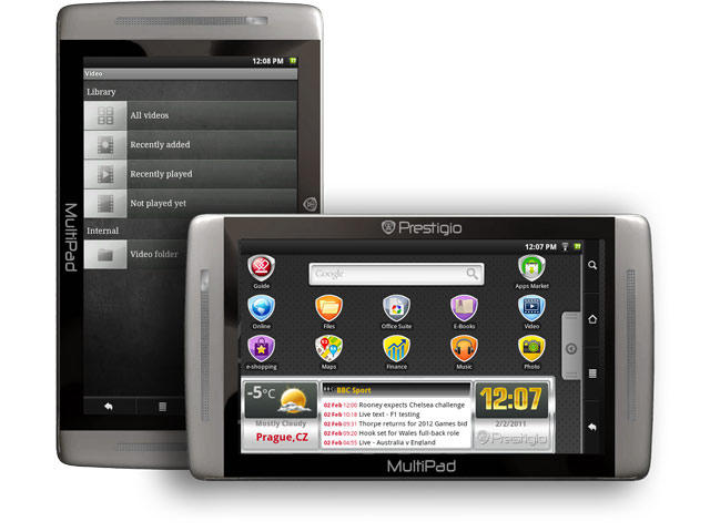 Таблети Prestigio Multipad PMP7100C 8GB, черен цвят