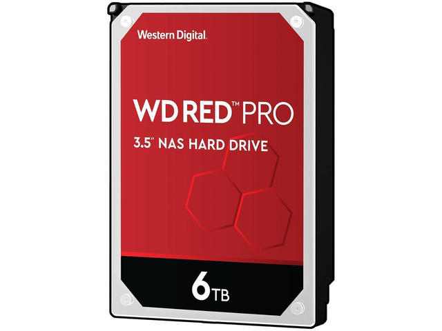 Твърди дискове 6TB 7200rpm WD Red Pro NAS