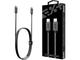Кабели и Адаптери Next One Braided USB-C to USB-C Cable 1.2m (3A) - Space Gray