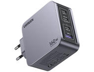 Зарядни устройства Ugreen 160W Nexode Pro 4-портово GaN Pd бързо зарядно устройство с USB C кабел