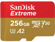 Карти памет 256GB SanDisk Extreme microSDXC A2 C10 V30 UHS-I U3