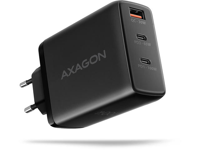 Зарядни устройства Axagon ACU-DPQ100 GaN Wall charger