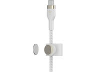 Кабели и Адаптери Belkin BoostCharge Pro Flex USB-C кабел с Lightning конектор, 3 метра, бял