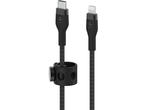 Кабели и Адаптери Belkin BoostCharge Pro Flex USB-C кабел с Lightning конектор, 3 метра, черен