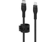 Кабели и Адаптери Belkin BoostCharge Pro Flex USB-C кабел с Lightning конектор, 2 метра, черен