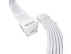 Кабели за компоненти 1stPlayer модулен кабел Custom Sleeved Modding Cable White - PCIe 5.0 12VHPWR M/M