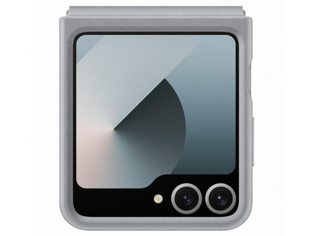 Калъфи Samsung Galaxy Z Flip6 калъф от екокожа, Gray