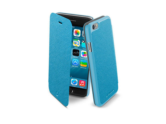Калъфи Cellular line Book Color калъф за iPhone 6, в синьо
