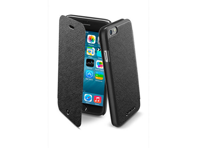 Калъфи Cellular line Book Color за iPhone 6, в черно