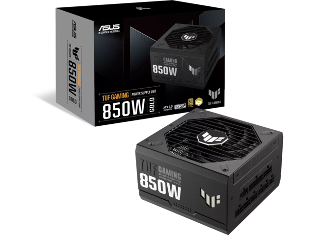 Захранвания за компютри ASUS TUF Gaming 850W Gold ATX 3.0 PCIE5, разопакован продукт