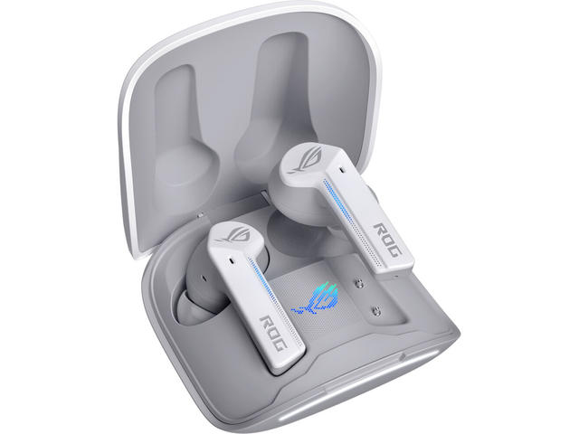 Слушалки ASUS ROG Cetra True Wireless SpeedNova, Moonlight White