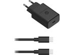 Зарядни устройства Mototola Wall Charger TurboPower 27W USB-C с кабел 1 метър, C-C