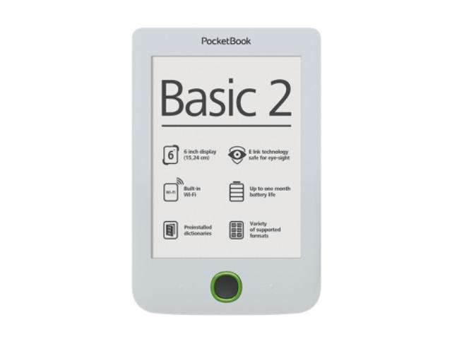 E-reader PocketBook Basic 2 PB614, в бяло