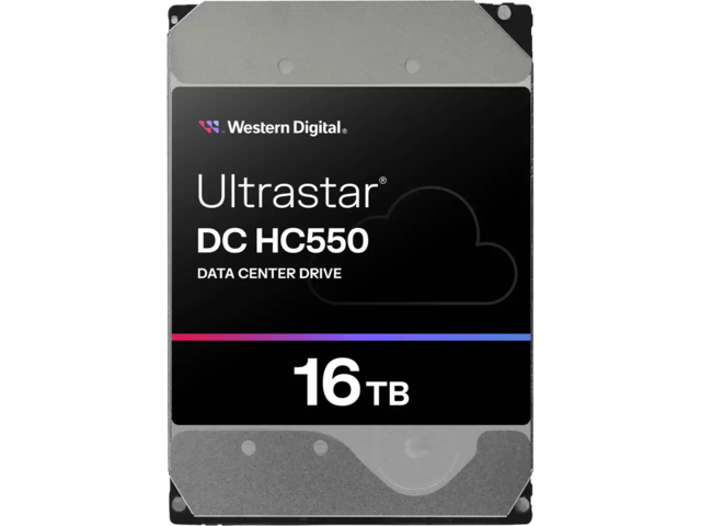 Твърди дискове 16TB 7200rpm Western Digital Ultrastar DC HC550