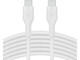 Кабели и Адаптери Belkin BOOST CHARGE Flex Silicone cable USB-C to USB-C 2.0 - 3M - White