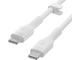 Кабели и Адаптери Belkin BOOST CHARGE Flex Silicone cable USB-C to USB-C 2.0 - 3M - White