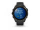 Смарт часовници Garmin fēnix® 8 – 47 mm, AMOLED Sapphire - Carbon Gray DLC Titanium с Black/Pebble Gray силиконова каишка