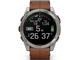 Смарт часовници Garmin fēnix® 8 – 51 mm,  AMOLED, Sapphire - Carbon grey DLC с Chestnut кожена каишка