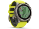 Смарт часовници Garmin fēnix® 8 - 47 мм Solar, Sapphire - Titanium с Amp Yellow/Graphite силиконова каишка 