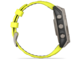 Смарт часовници Garmin fēnix® 8 - 47 мм Solar, Sapphire - Titanium с Amp Yellow/Graphite силиконова каишка 