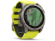 Смарт часовници Garmin fēnix 8 – 51 мм Solar, Titanium с Amp Yellow/Graphite силиконова каишка