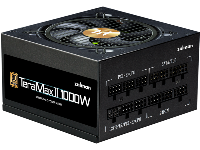 Захранвания за компютри Zalman TeraMax II 1000W Black ATX 3.0