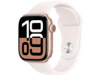Смарт часовници Apple Watch S10 GPS + Cellular 42mm Rose Gold Alu Case with Light Blush Sport Band - M/L