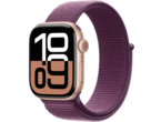 Смарт часовници Apple Watch S10 GPS + Cellular 42mm Rose Gold Alu Case with Plum Sport Loop