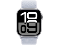 Смарт часовници Apple Watch S10 GPS + Cellular 42mm Silver Alu Case with Blue Cloud Sport Loop