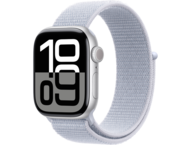 Смарт часовници Apple Watch S10 GPS + Cellular 42mm Silver Alu Case with Blue Cloud Sport Loop