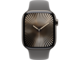 Смарт часовници Apple Watch Series 10 GPS + Cellular 42mm Natural Titanium Case with Stone Grey Sport Band - M/L