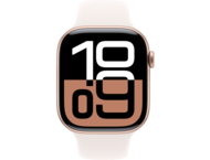 Смарт часовници Apple Watch S10 GPS 46mm Rose Gold Alu Case with Light Blush Sport Band - S/M