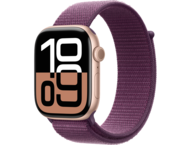 Смарт часовници Apple Watch S10 GPS + Cellular 46mm Rose Gold Alu Case with Plum Sport Loop